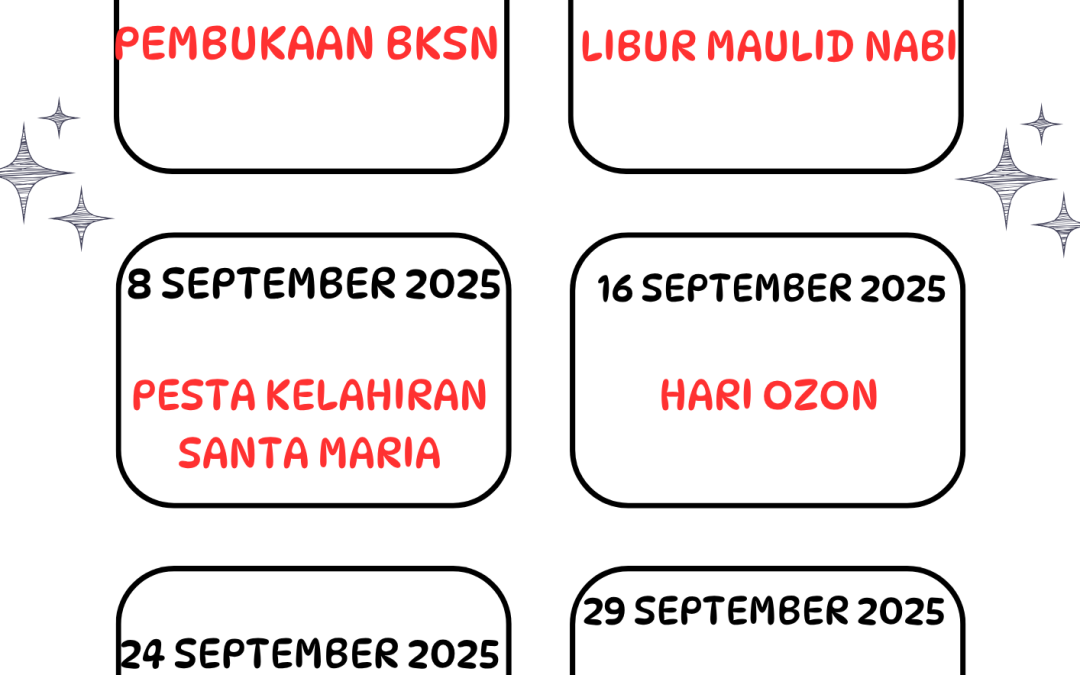 AGENDA SEPTEMBER 2025